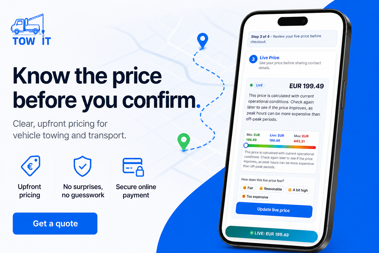 Clear pricing before you confirm: what drivers need to know